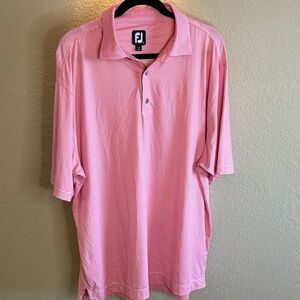Footjoy Houndstooth Polo Shirt Men Size Large